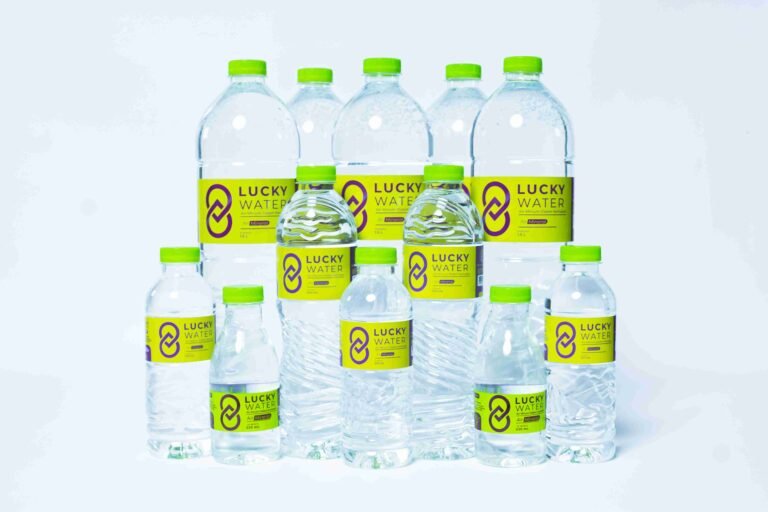lucky water produk botol
